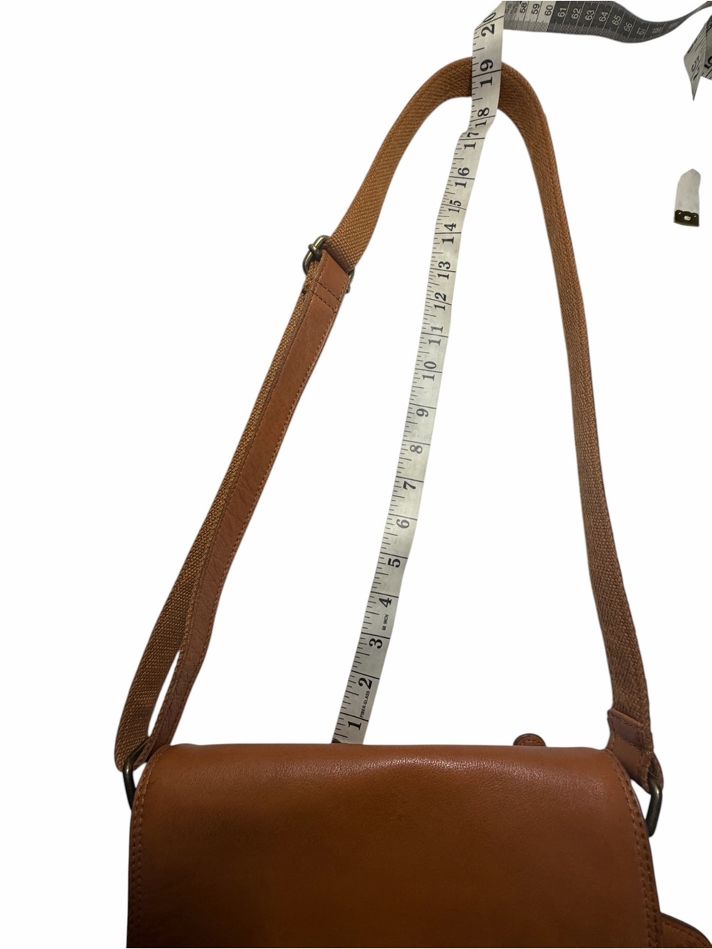 Oak & Tan Leather Crossbody Bag - Picture 7 of 16